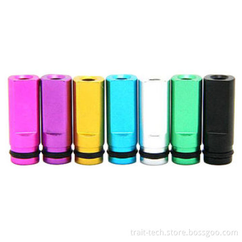 Wholesale price and good quality metal oblate drip tip for e cigarette atomizer